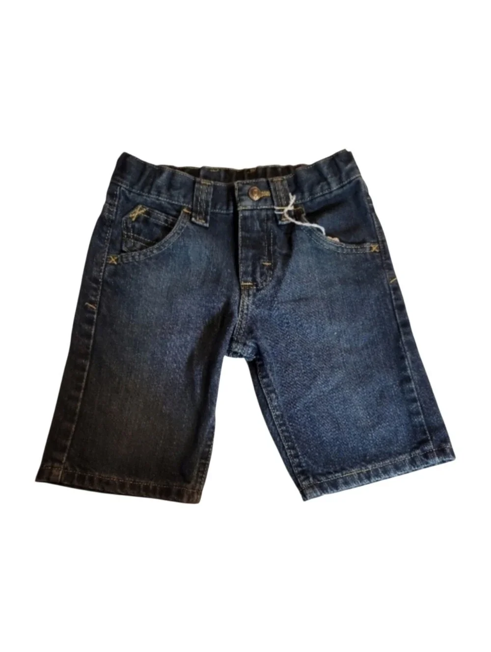 Wrangler shorts boys 4 Reg blue denim kids cabincore eclectic grandpa playwear